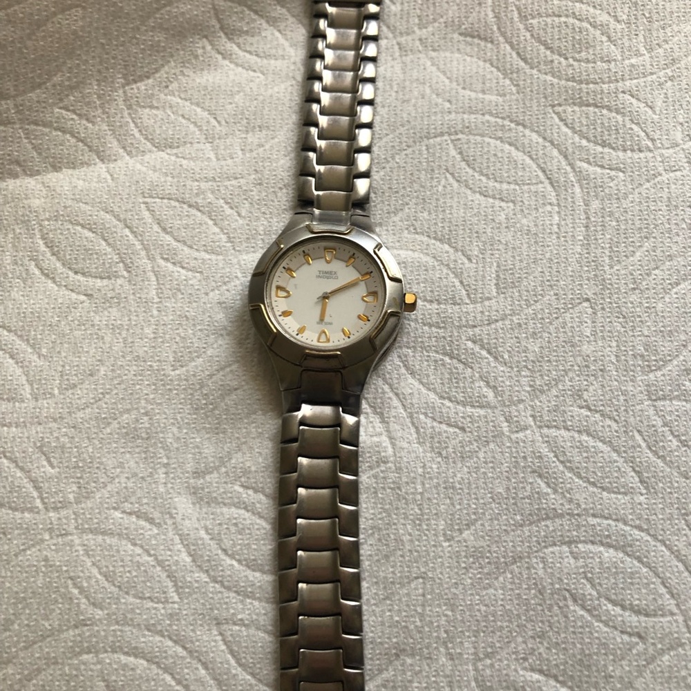 Fossil Silver and Gold-Tone Watch